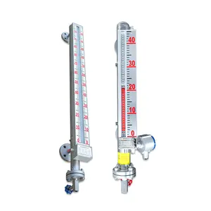 Magnetic flap water level meter diesel fuel tank level gauge