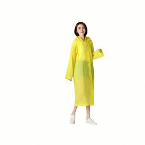 Impermeable Ecológico de Alta Calidad, Resistente al Viento, Unisex, de EVA, Grueso, con Capucha Integrada, para Pesca y Camping, para Hombres y Mujeres - Product Image 3