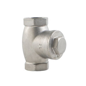 <span class=keywords><strong>Clapet</strong></span> <span class=keywords><strong>anti</strong></span>-<span class=keywords><strong>retour</strong></span> industriel 304 316 en acier inoxydable de haute qualité <span class=keywords><strong>DN</strong></span> 8 ~ <span class=keywords><strong>DN</strong></span> <span class=keywords><strong>100</strong></span> <span class=keywords><strong>clapet</strong></span> <span class=keywords><strong>anti</strong></span>-<span class=keywords><strong>retour</strong></span> pivotant fileté femelle - Product Image 2