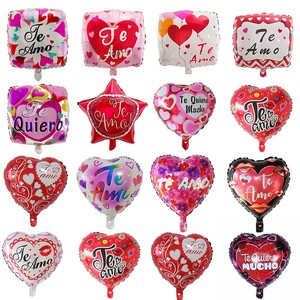 18 pollici Happy Valentines Day te amo heart Foil Balloons Globos Dia de <span class=keywords><strong>San</strong></span> Valentin For I Love You decorazione della festa nuziale - Product Image 5