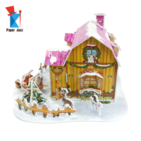 Puzzle 3D en papier Jazz pour enfants de 2 à 13 ans, jouet éducatif en papier avec moins de 50 pièces, certifié EN71
