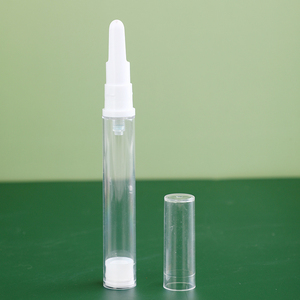 Logotipo de impresión de seda Emputy AS 15ml Bomba sin aire Envase cosmético vacío Crema para ojos Bomba de emulsión Botella sin aire - Product Image 1