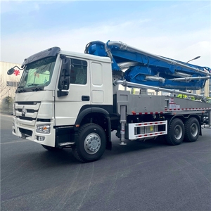 Venta Directa de Fábrica, Camión Bomba de Concreto con Pluma Hidráulica de 37m, Chasis Howo, 371HP, 6x4, 140M³/H, 5RZ - Product Image 1