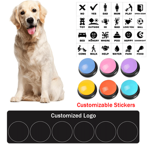 Pegatinas y Alfombrillas Personalizadas, Juego de <span class=keywords><strong>Botones</strong></span> Divertidos <span class=keywords><strong>para</strong></span> <span class=keywords><strong>Perros</strong></span>, Botón de Voz Grabable <span class=keywords><strong>para</strong></span> Entrenamiento de Mascotas, Botón Parlante <span class=keywords><strong>para</strong></span> Comunicación - Product Image 2