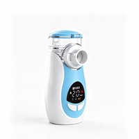 Nébuliseur numérique portable électrique certifié CE, inhalateur manuel avec batterie intégrée et plaque filtrante remplaçable pour enfants