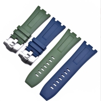 Luxus FKM Gummi Uhren armband für AP Uhr 15703 15710 26703 28mm Fluor FKM Gummi Uhren armband