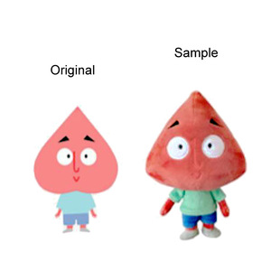 Bán Buôn Tùy Chỉnh Nhãn Hiệu Riêng Nhật Bản Đồ Chơi Sang Trọng Unisex Mềm Nhồi Bông Móc Khóa Con Rối Vui Bông Thêu Logo PP Bông - Product Image 4