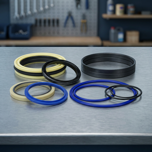 Joint d'étanchéité hydraulique pour tige de piston, en PU, NBR, FKM, pour applications industrielles - Product Image 1