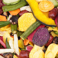 Gemengde fruit- en groentesnacks, knapperig gedroogd fruit & groenteproducten