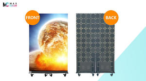 商场75英寸独立式发光二极管广告机P1.5 P1.8 <span class=keywords><strong>2</strong></span> P2.5折叠式发光二极管海报屏幕 - Product Image 5