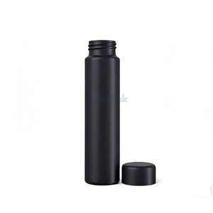 Etiqueta Adhesiva Personalizada, Delgada, Negra, de 95 mm, de Aluminio de Grado Alimenticio CR, Ecológica, Latas de Flores con Tapa de Rosca - Product Image 1