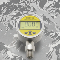 Manómetro Digital de Doble Válvula de 80 mm Highjoin HPE80, Manómetro Hidráulico de Acero Inoxidable 304 de 40 MPA