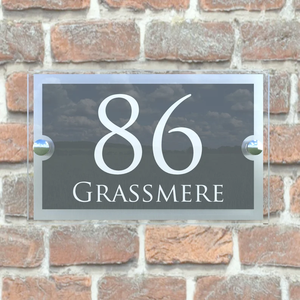 Plaque de numéro de maison personnalisée pour porte d'habitation - Product Image 3