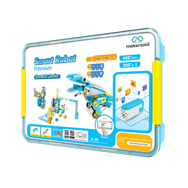 200-in-1 Educational STEM Building Kit Scratch Programming Learning Coding Robot Kids 6+ Robotics Kits