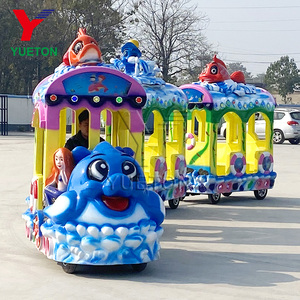 Parc à thème à <span class=keywords><strong>prix</strong></span> réduit Train électrique pour enfants centre commercial intérieur attraction enfants manèges champ de foire océan enfants mini train sans rail - Product Image 1