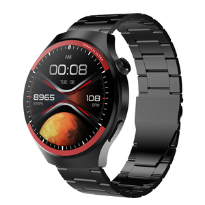 Montre intelligente transfrontalière <span class=keywords><strong>Watch4</strong></span> Pro Écran 1.52 pouces pour réponse aux appels Bluetooth Fréquence cardiaque Moniteur d'oxygène sanguin Android IP67 - Product Image 2