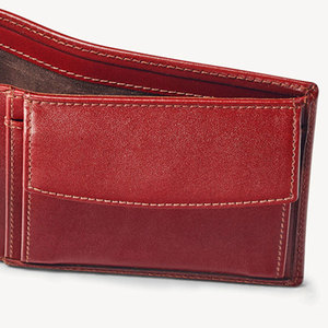 Best Hot Selling HMA SPORTS APPAREL <b>Men's</b> Genuine Leather <b>Wallets</b> Customized Color Durable Open Closure Professional Use Model - Product Image 5