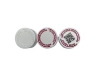 Joints en aluminium pour induction thermique 28/400 avec scellage pour votre protection pour flacon rond en plastique ambré de 473 ml pour sirop contre la toux