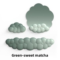 云朵鼠标垫护腕橡胶护腕垫电脑记忆棉键盘垫渐变带logo鼠标垫跨境