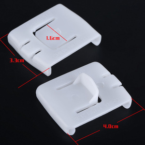 QY White Plastic <b>Seat</b> Wheel Guide Clip Compatible With Volkswagen <b>Golf</b> MK1 MK2 MK3 <b>GTI</b> VR6 For Replace Repair - Product Image 5
