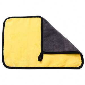 CXT687 양면 산호 벨벳 와이핑 타월 대형 두꺼운 600GSM 극세사 세차 타월 흡수성 천 - Product Image 4