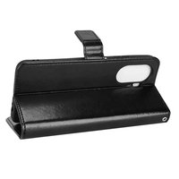 Étui portefeuille de luxe en cuir PU Crazy Horse pour HUAWEI Nova Y70/Nova Y70 Plus