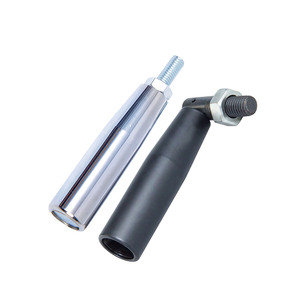 Manivela de Bakelite para Máquina Herramienta, Manivela de Hierro Cromado con Rotación, Manivela Plegable Integrada - Product Image 1
