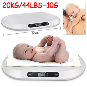 Báscula Digital para Bebés de ABS, Nuevo Material, Buen Precio, Báscula Electrónica para Pesar Bebés, Capacidad de 20 kg, Color Blanco, 606 ABS - Product Image 4