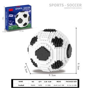 Set di Blocchi da Costruzione di Alta Qualità, Trofeo di Calcio 2026, Modello di Coppa, Micro Mattoncini, Giocattolo Fai-da-Te, Decorazione per Casa, Regalo per Tifosi - Product Image 2
