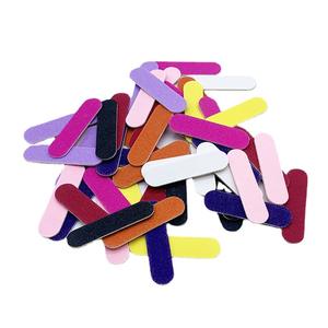 OEM vente en gros mini lime à ongles jetable personnalisée outils de manucure en plastique double face pour le soin des ongles <span class=keywords><strong>vernis</strong></span> à ongles colorés - Product Image 5