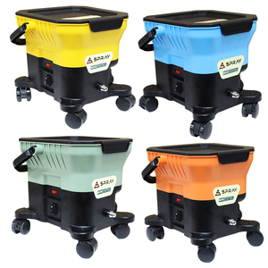 <span class=keywords><strong>Pistolet</strong></span> de <span class=keywords><strong>peinture</strong></span> sans air professionnel de qualité industrielle 20V à double batterie, moteur sans balais HVLP, 4000 PSI, capacité de 7 L - Product Image 5