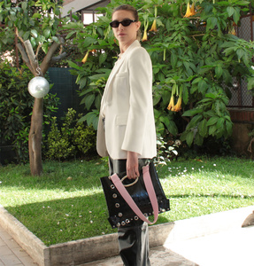 Borse a tracolla Made In Italy di nuova moda borse a tracolla sostenibili fatte a mano da donna per la vendita all'esportazione - Product Image 5
