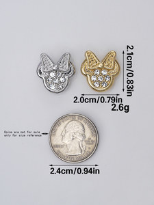 Tùy Chỉnh Vàng Thanh Sáng Bóng Nút Bền Vững Kẽm Hợp Kim Kim Loại Thủ Công Trong Thiết Kế Phong Cách Cho Trang Trí Khắc Kỹ Thuật - Product Image 2