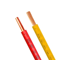 Kabel Tembaga Berisolasi PVC 2.5mm Inti Padat 300V/450V IP20 untuk Pemasangan Lampu Rumah Grosir