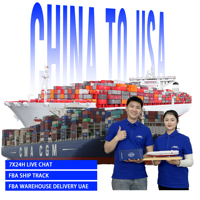 Agen Pengiriman Barang Amazon FBA 3PL Gudang DDP dari China ke UAE Pengiriman Laut Sampai Depan Pintu Multi-Pemasok Kargo LCL Pengiriman Sampai Depan Pintu DDP