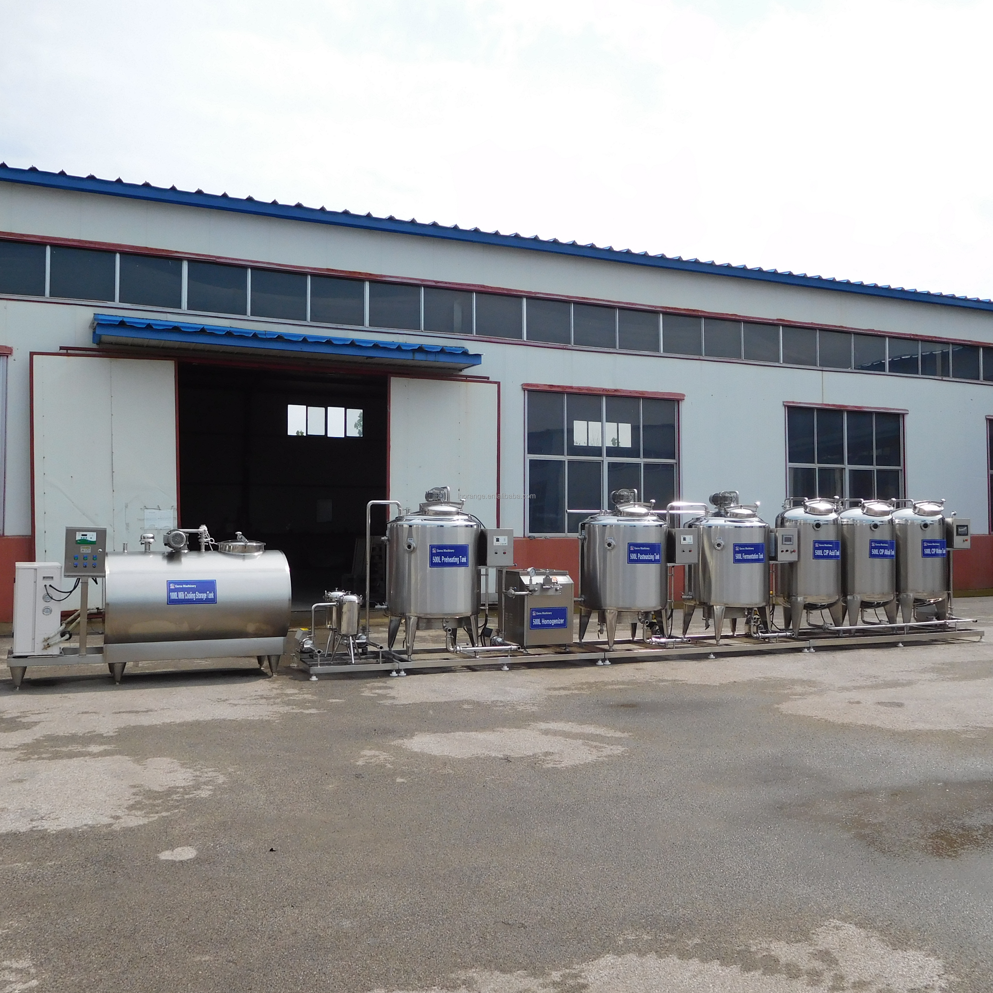 Greek Yogurt Maker Making Machine / Yoghurt Maker Machine Industrial Yogurt Making Machine Price
