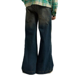 Nueva Llegada, Último Diseño, Jeans Holgados para Hombre, Estilo Y2K, Jeans Rectos Lavados Vintage, Jeans de Moda Urbana Hip Hop para Hombre - Product Image 3