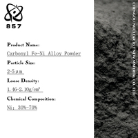 Poudre d'alliage ferro-nickel carbonyl 99 % min de pureté, taille de particules 2,70-3,8 µm pour la métallurgie des poudres et l'usinage