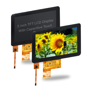 แผงจอ <span class=keywords><strong>LCD</strong></span> แบบอินเตอร์เฟส RGB 5 "โมดูลหน้าจอสัมผัส40พิน TFT 5นิ้ว - Product Image 3