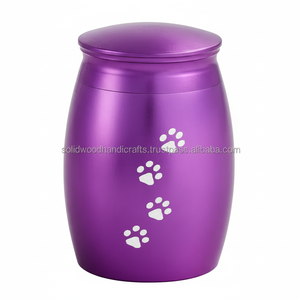 Urnas de latón de alta calidad para gatos y perros, urnas conmemorativas para mascotas funerarias para cenizas de gatos y perros, urnas al por mayor a bajo precio - Product Image 1