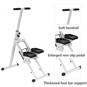 LADYGLOW <span class=keywords><strong>Machine</strong></span> de fitness à domicile Marche d'escalier pliante <span class=keywords><strong>Machine</strong></span> de marche aérobie Stepper Exercise Portable Stair Steppers - Product Image 4