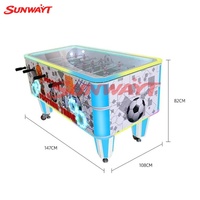 Table de football et de baby-foot électronique en métal, machine de jeu à monnayeur avec interface en anglais – Offre Spéciale