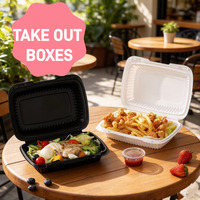Boîte alimentaire articulée en MFPP de qualité alimentaire, emballage prêt à l'emploi pour la livraison de repas en restaurant, boîtes jetables pour le petit-déjeuner