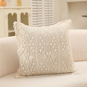 Funda <span class=keywords><strong>de</strong></span> cojín cuadrada <span class=keywords><strong>de</strong></span> poliéster <span class=keywords><strong>para</strong></span> tejer a ganchillo, <span class=keywords><strong>para</strong></span> sala <span class=keywords><strong>de</strong></span> estar, sofá, cabecera, con cierre <span class=keywords><strong>de</strong></span> cremallera - Product Image 3