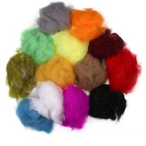 3 g/paquete de Material de atado de moscas de doblaje de liebre Natural suave Material de doblaje de ala de hielo Flash pelo de conejo brillante para Ninfa Scuds - Product Image 1