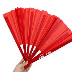 Abanico de Kung Fu Promocional Personalizado con Logotipo, de 8 Pulgadas, Doble Cara, Color Liso, Abanico Tai para Estudiantes, Abanico de Plástico - Product Image 1