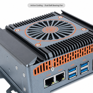มินิพีซีอุตสาหกรรม N150 N100 N305 4*2.5G <span class=keywords><strong>LAN</strong></span> 1*DDR5 PCIe4.0 HD DP Type-C Win11 X86 พีซีไร้พัดลม OEM - Product Image 2