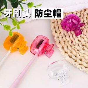 Toothbrush Head Storage Clip Portable Travel Protective Cover Random Color Individually Packaged - Product Image 2
