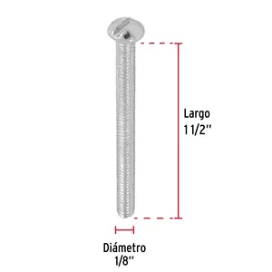 FIERO 300 1/8 'X 1-1/2' tipo di stufa viti scatola con 6 unità di borsa con 300 unità - Product Image 3