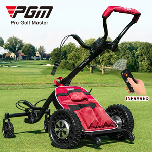 <span class=keywords><strong>Chariot</strong></span> de golf électrique intelligent automatique AI en aluminium PGM QC008 avec télécommande et fonction Follow Me - Product Image 2
